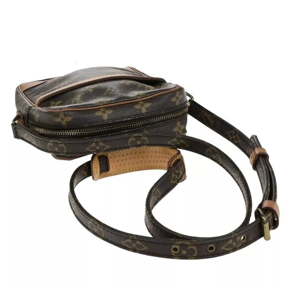 LOUIS VUITTON Danube Shoulder Bag Monogram Leather Brown France - Picture 2 of 11